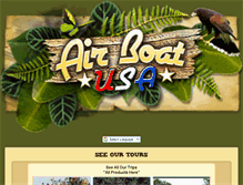 Tablet Screenshot of airboatusa.com
